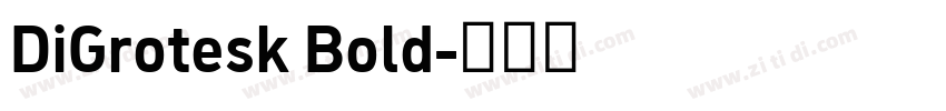 DiGrotesk Bold字体转换 DiGrotesk Bold字体转换
